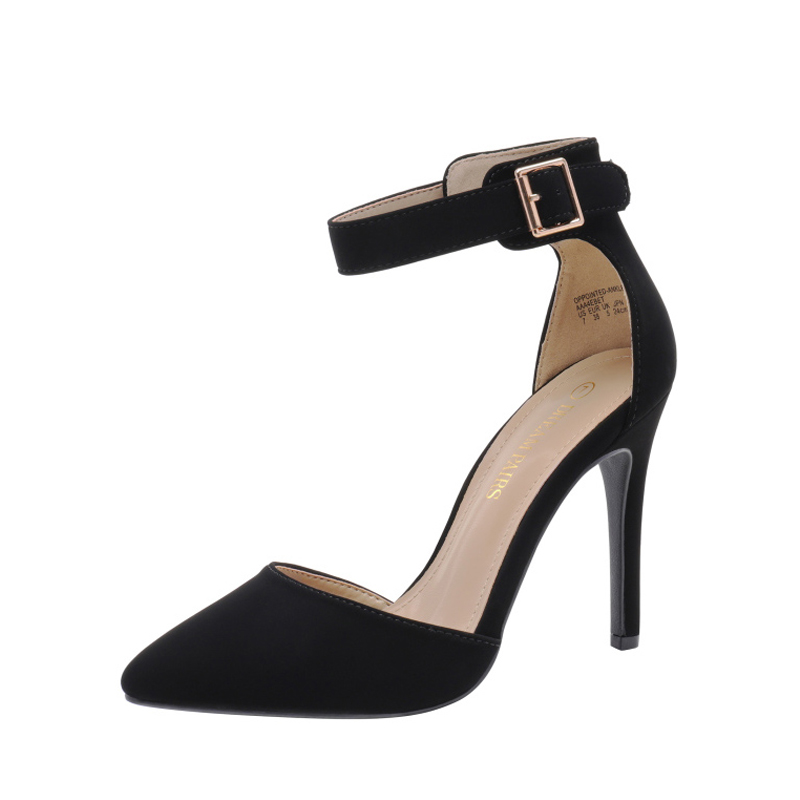 Ankle strap shop pointed toe heels